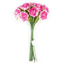 12 Heads Foam Rose Flowers Bunch (available in 8 colours)